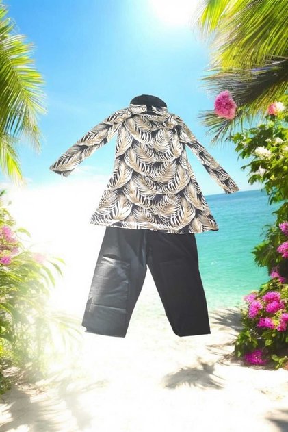 Closed Lycra Hijab Swimsuit 3 Pieces