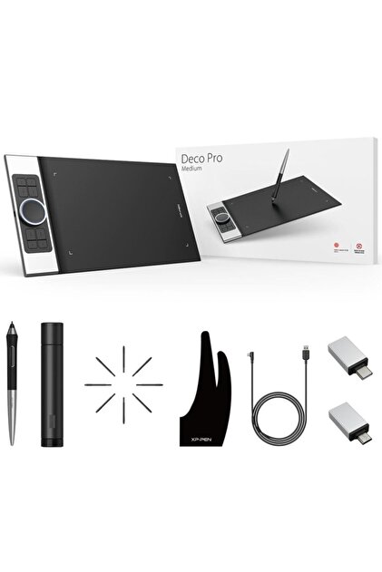 XP-Pen Deco Pro Medium Boy Grafik Tablet 8192 Basınç Fiyatı