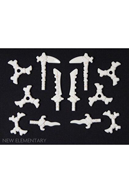 LEGO NİNJAGO 12 PARÇA MiNiFiGüR SİLAH SETİ WEAPON PACK - Fiyatı
