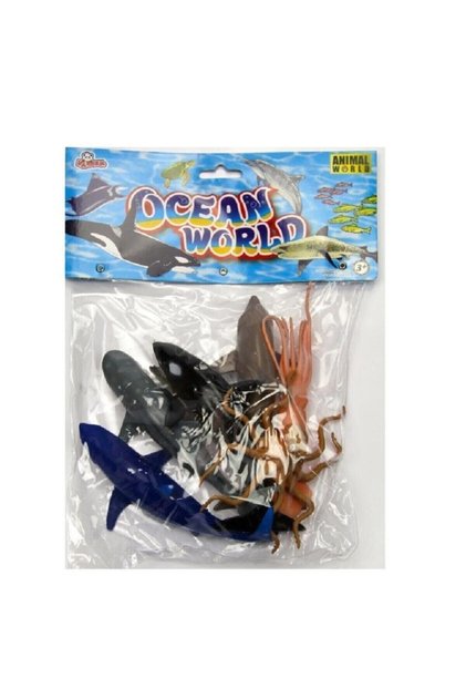 Oyuncak Deniz Hayvan Seti 13 cm 6 Adet