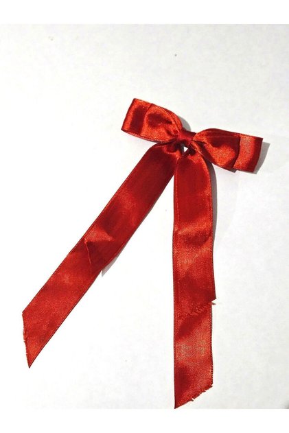 Women's Satin Ribbon Bow Automatic Buckle