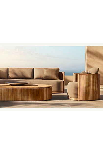 Latanwood Harex Ahşap Bahçe Oturma Grubu - Fiyatı, Yorumları