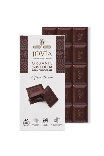JOVİA ORGANİK %85 BİTTER ÇİKOLATA 85GR