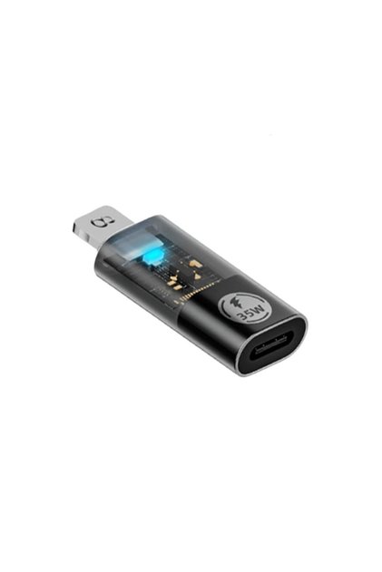 PD 35W Lightning to Type C Çevirici Dönüştürücü iPhone Yuva Çevirici Hızlı Şarj, Veri Aktarımı
