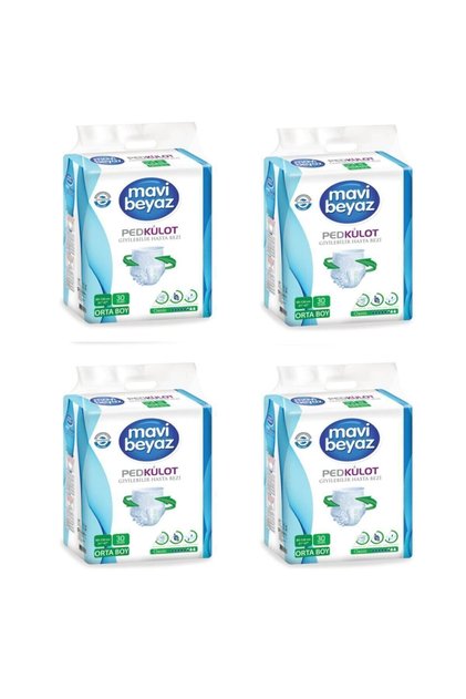 Ped Külot Yetişkin Hasta Bezi Orta Boy-medium 30 Lu 4 Paket 120 Kullanım