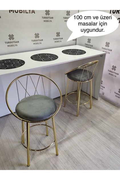 Bar sandalyesi bar taburesi 75 cm (100cm den yüksek masalar için uygundur)