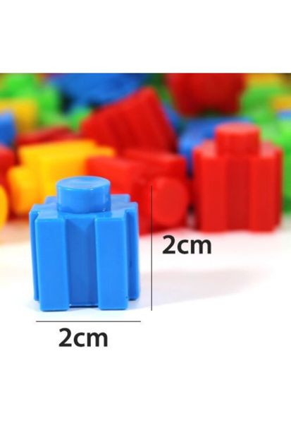 DEDE Eğitici Oyuncak Magic Puzzle Ve Tik Tak Blok Seti Anaokulu Oyuncakları Lego Yapı Oyuncakları - 4
