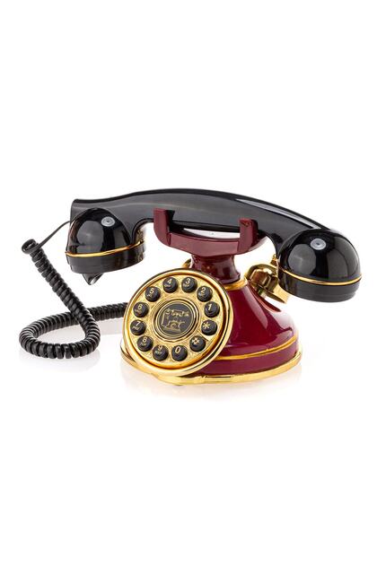 Çan Bordo Tuşlu Telefon