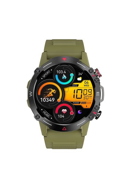 ZCWATCH V0323 Amoled Outdoor Tank1, Bt Call, Spor Sağlık, IP68