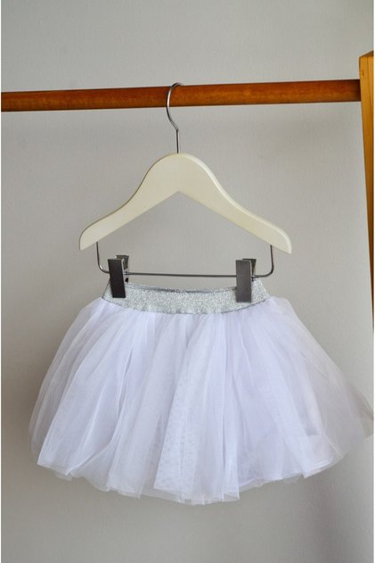 White Plain Tutu Skirt