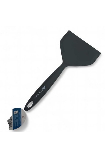 Wide Cut White Ivory Spatula