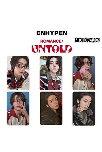Kpop Dünyasi ENHYPEN Jay '' ROMANCE : Untold '' Photocards Set