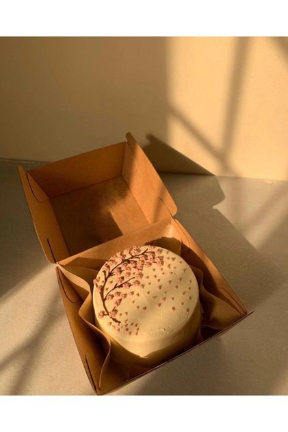 10'lu Bento Cake Kutusu Esmer