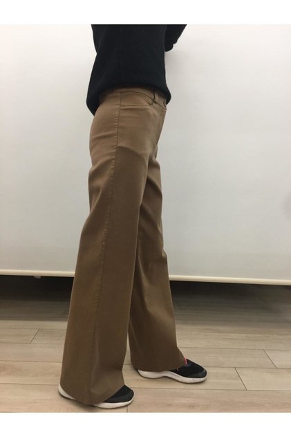 Kanvas Bol Paça Pantolon 19cg03-06