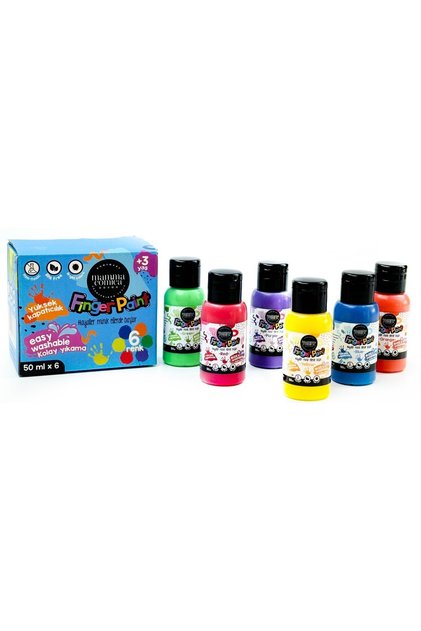 Yıkanabilir Parmak Boyası 6*50gr