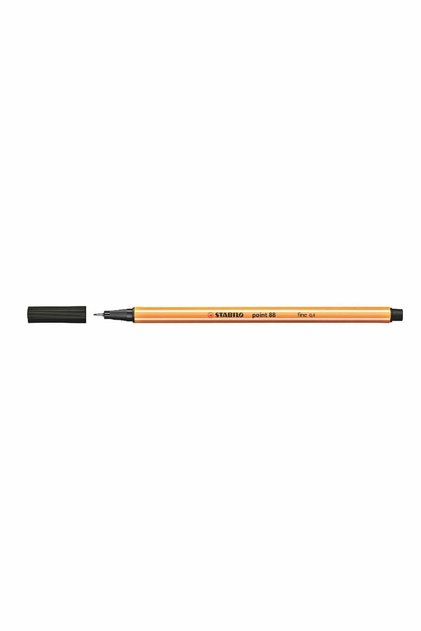 88/46 Fine Tip Felt-Tip Pen 88 Point 0.4 mm Black (PACK OF 10)