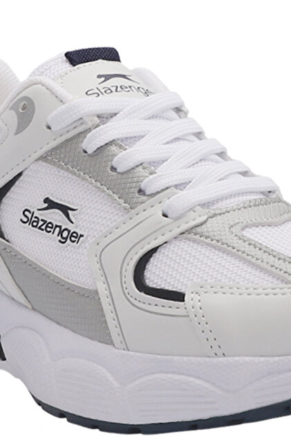 あーぽーん Slazenger ZEX Erkek Beyaz / Lacivert Koşu & Yürüyüş Spor