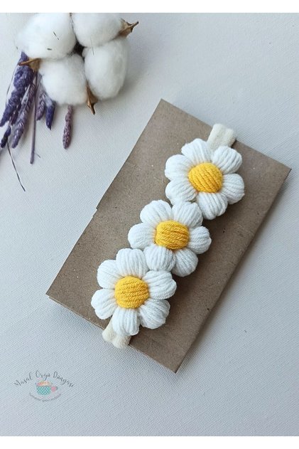 Amigurumi El Emeği Bebek Çocuk Saç Bandı / Bandanası - Children's and Baby Hair Band
