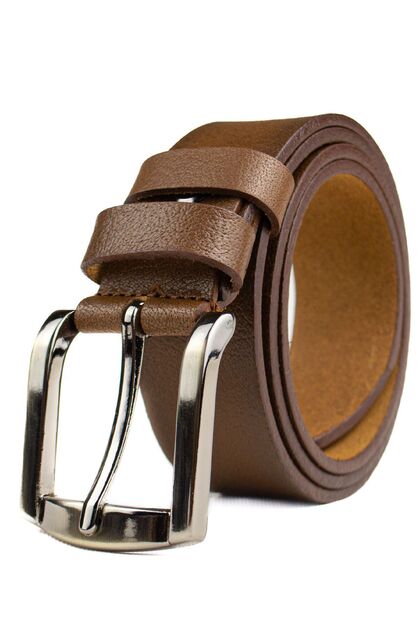 Special Boxed | Premium 100% Genuine Leather One Piece | 3.5cm Men's Fabric Trousers - Suit Belt