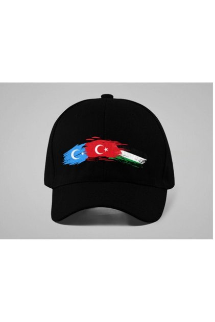 3 bayraklı kardeşlik şapkası
