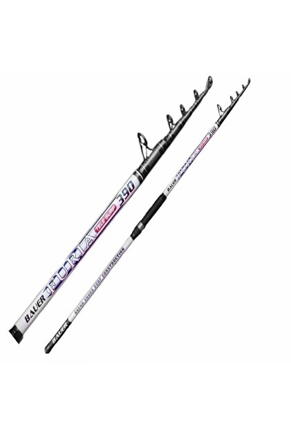 TENRYU oasis four bc-60L-4 オプションバット付き BAUER Furia 420cm 4 Parça 100-200gr Atarlı Surf Olta Kamışı