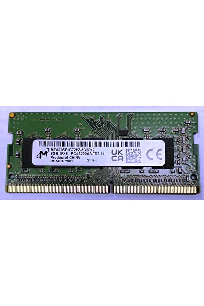 Micron 8Gb Micron MTA8ATF1G64HZ-3G2R1ZI DDR4 3200 SODIMM ECC RAM