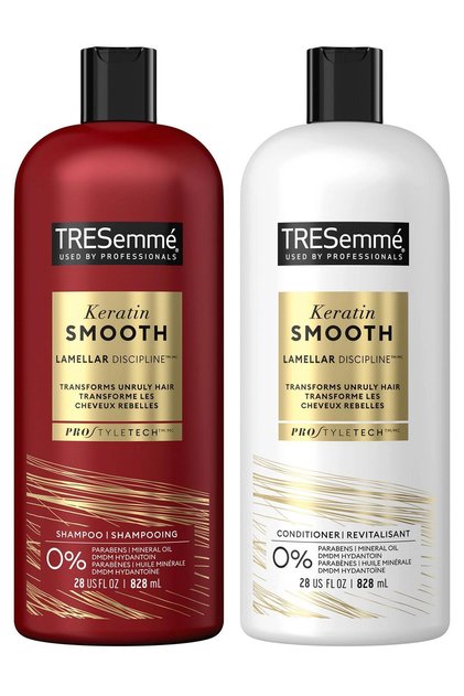 Keratin Smooth 2X828Ml Shampoo and Conditioner Set - Anti-Frizz