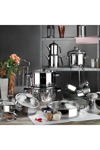 SALE‼️  22枚セット Aryıldız Flamingo Prestige Ideal Set 22 Parça Tencere Düdüklü