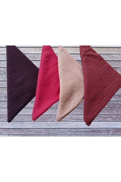 Bambu kraş eşarp 4lü set