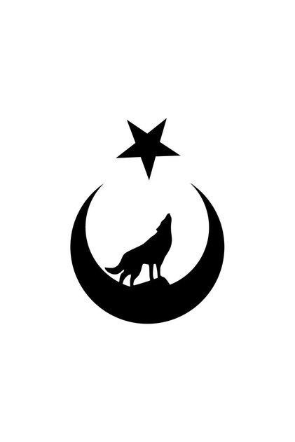Wolf Moon Star - Vehicle, Auto, Laptop, Wall Compatible Sticker 30*39 Cm