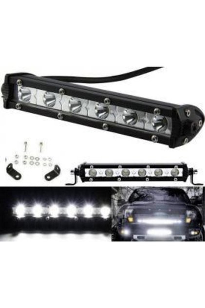 18w Düz Üniversal Uzun Sis Lambası Led Bar 6 Led