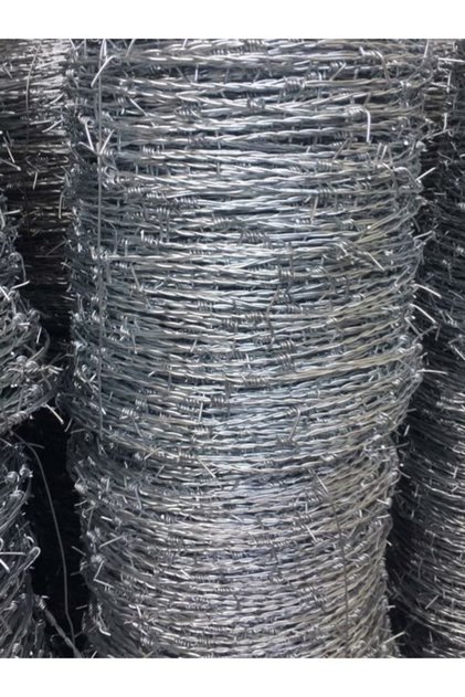Çelik Çift Bükümlü Dikenli Bahçe Teli 1.70x1.50 Mm 250 Metre