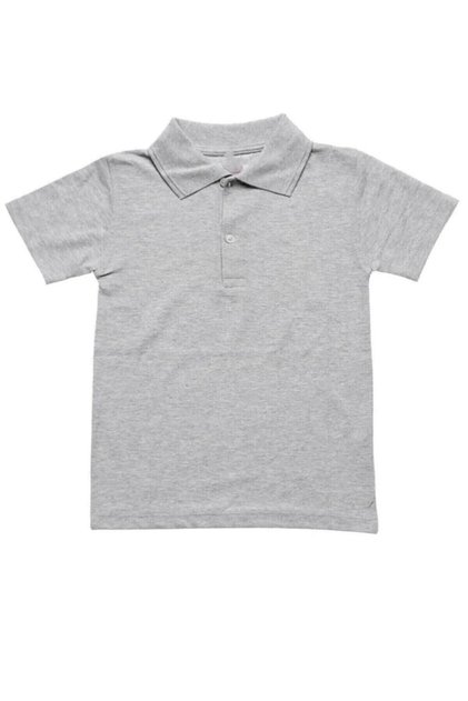 White Polo Collar Short Sleeve Girls - Boys School T-Shirt, 23 April Bayram T-Shirt