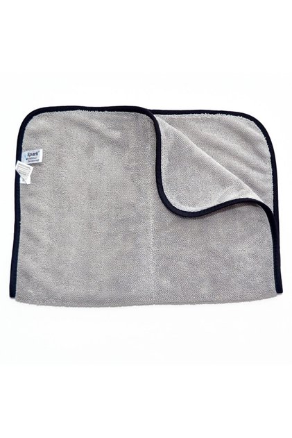 Spark 2315 Mikrofiber Gri Uber Çift Yüz Ultra Lüks Oto Kurulama Ve Temizlik Bezi 40x60 Cm.