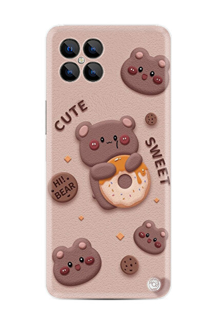 Spoyi Omix X600 White lucky panda Tasarımlı Glossy Telefon Kılıfı