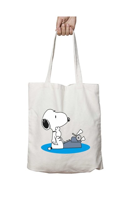 Snoopy-Vector-Png Two-Sided Permanent Printed Washable Bag