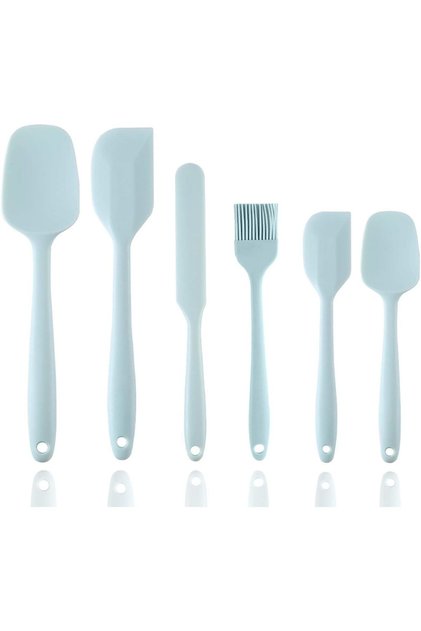 6-Piece Silicone Spatula Set for Cooking High-Temperature Resistant Bpa-Free Non-Stick Silicone Set