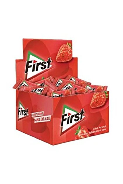 FirstD Fırst tekli çilekli sakiz 200'lü - Fiyatı, Yorumları