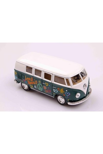 Metal 1962 Vw Hippi Cekbırak Bus Kt5060df