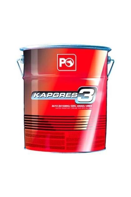 Kap Gres No:3 Kova 14 Kg(Kırmızı Gres)