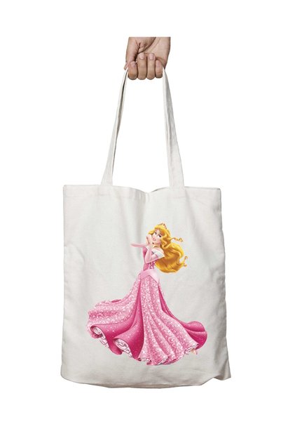 حقيبة كتف مدرسية للشاطئ قابلة للغسل ومطبوعة بشكل دائم على الجانبين من Sleeping-Beauty-PNG-File