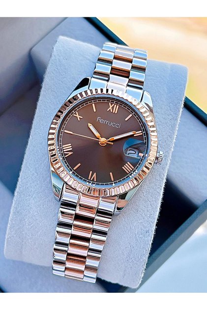 BRACELET.F.03 Ferrucci Women's Wristwatch+Wristband Special Series Steel Cord Does Not Throw Blackening Color