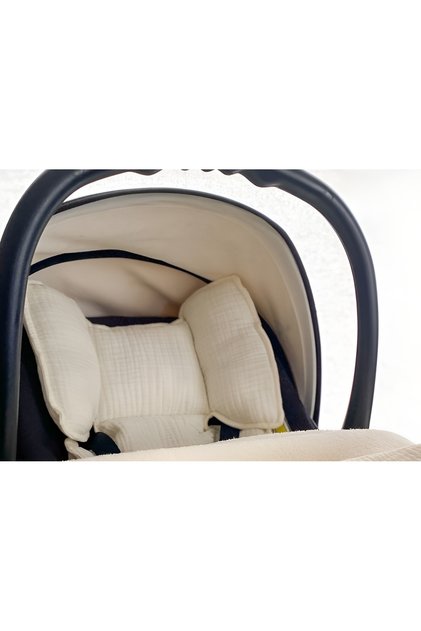 4 Layers of Muslin Stroller Cushion 1 Piece