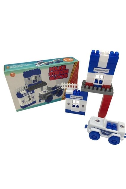 Police Station Building Blocks Set Ant Blocks Asian Piece 45 Pieces