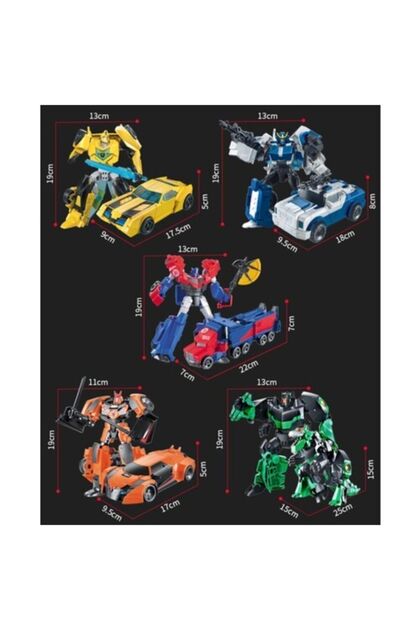 scntoys Transformers Tarzında Optimus Prime Bumblebee Grimlock