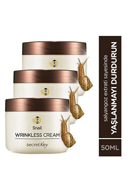 Wrınkless Snail Cream Salyongoz Özlü Yaşlanma Karşıtı