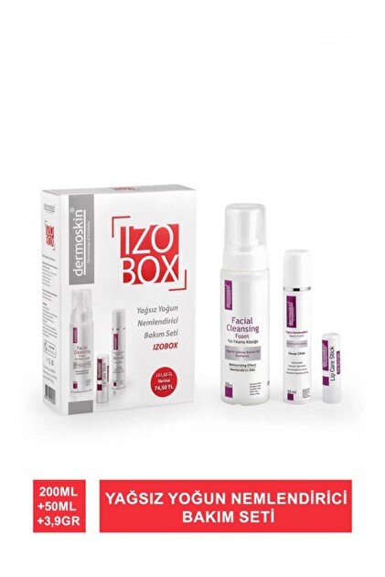 Dermoskin Izobox Yağsız Yoğun Nemlendirici Bakım Seti - Fiyatı