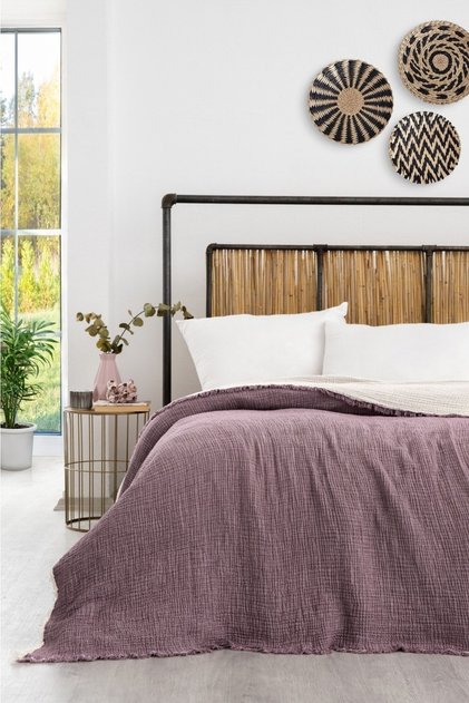 Meet Maya Battal Size Two-Way 100% Muslin Bedspread230X 250 cm