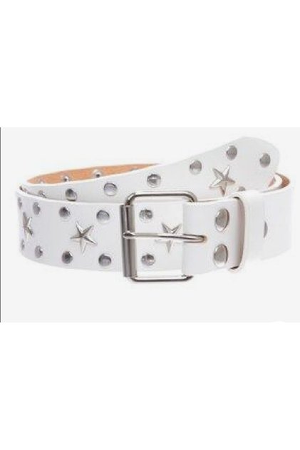 cowboy gothic punk metallica style white with studs