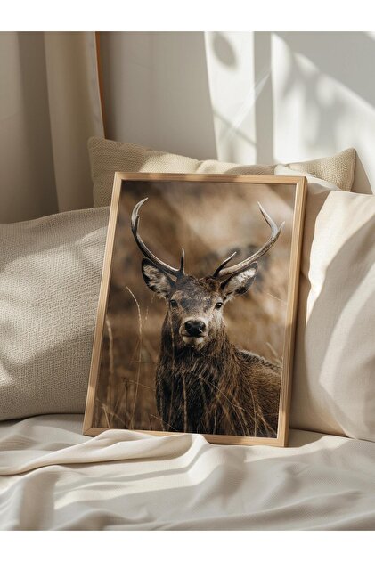 postifull Rustic Çerçevesiz Poster, İskandinav Kahverengi Tablo